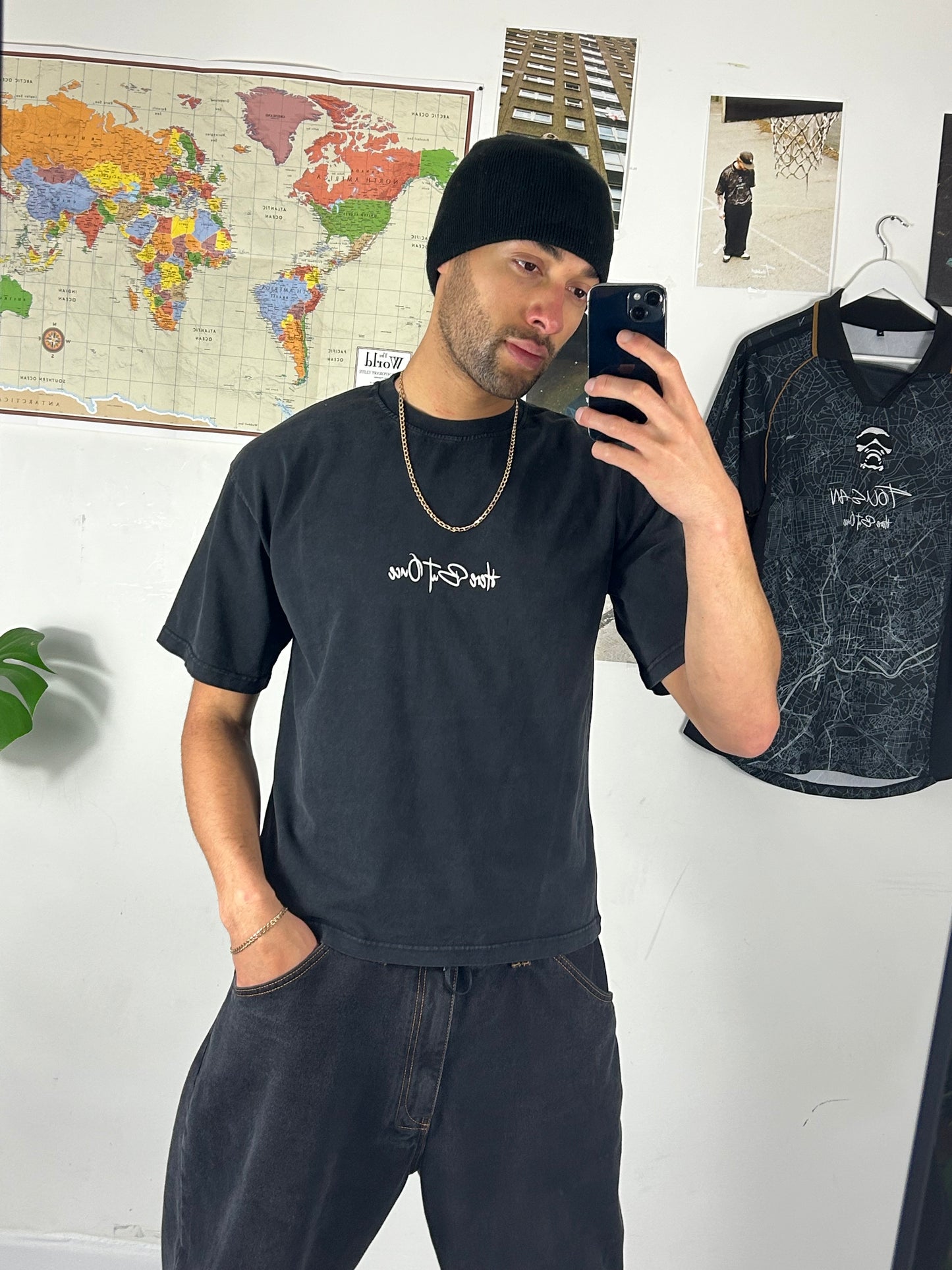 Tousan Boxy Fit Bréda Hood Tech-Pack Tee (Private Sale)