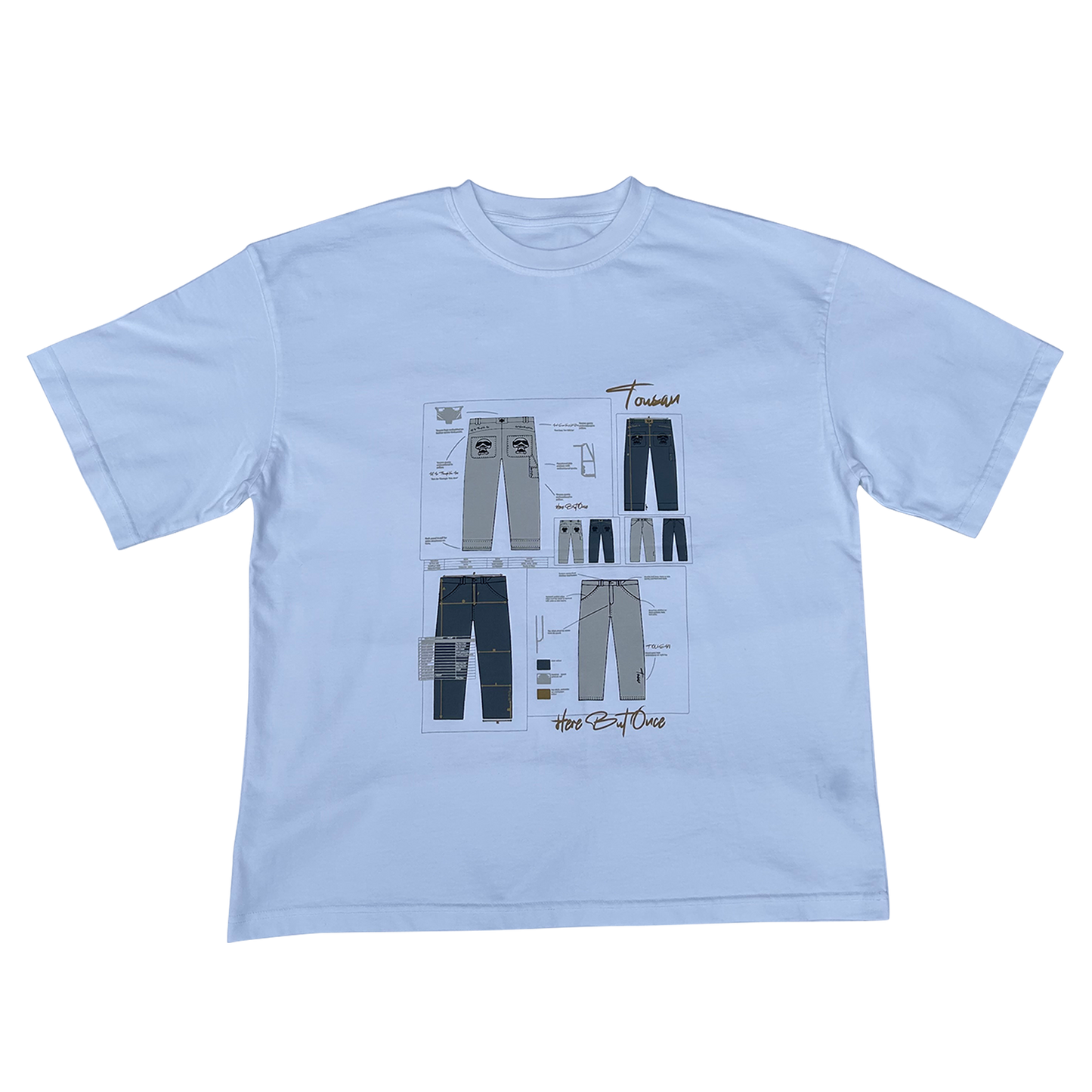 Tousan Boxy Fit Jean Tech-Pack Tee (Private Price)